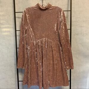 Urbanology Crushed Velveteen Dress Women's Size L‎